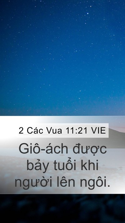 2 Các Vua 11:21 VIE Bible Verse Image