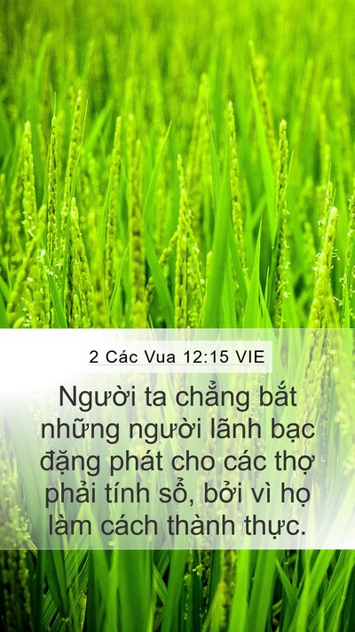2 Các Vua 12:15 VIE Bible Verse Image