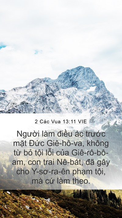 2 Các Vua 13:11 VIE Bible Verse Image