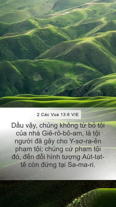 2 Các Vua 13:6 VIE Bible Verse Image