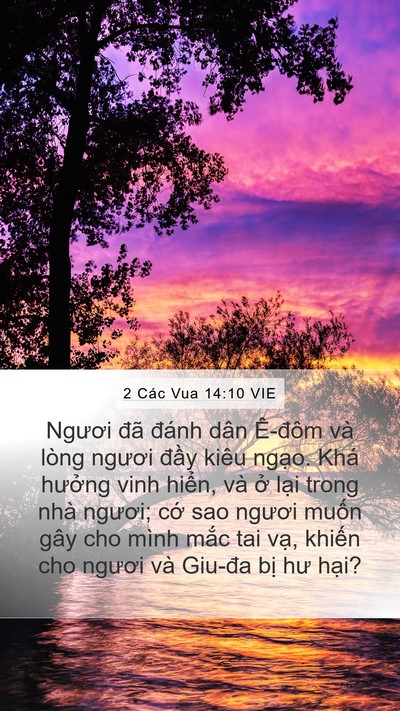 2 Các Vua 14:10 VIE Bible Verse Image