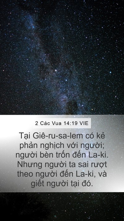2 Các Vua 14:19 VIE Bible Verse Image