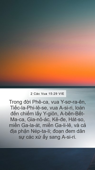 2 Các Vua 15:29 VIE Bible Verse Image