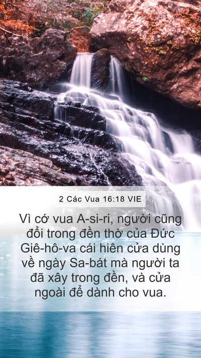 2 Các Vua 16:18 VIE Bible Verse Image