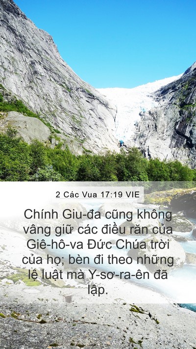 2 Các Vua 17:19 VIE Bible Verse Image