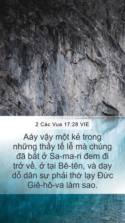 2 Các Vua 17:28 VIE Bible Verse Image