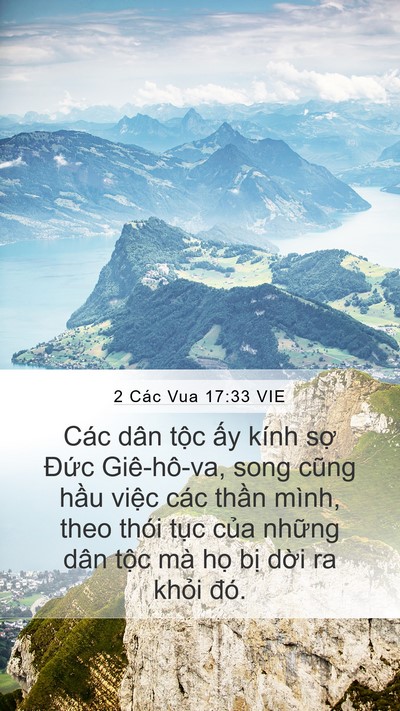 2 Các Vua 17:33 VIE Bible Verse Image