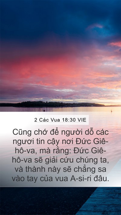 2 Các Vua 18:30 VIE Bible Verse Image