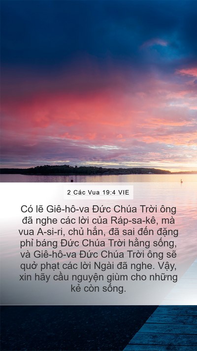 2 Các Vua 19:4 VIE Bible Verse Image