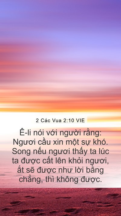 2 Các Vua 2:10 VIE Bible Verse Image
