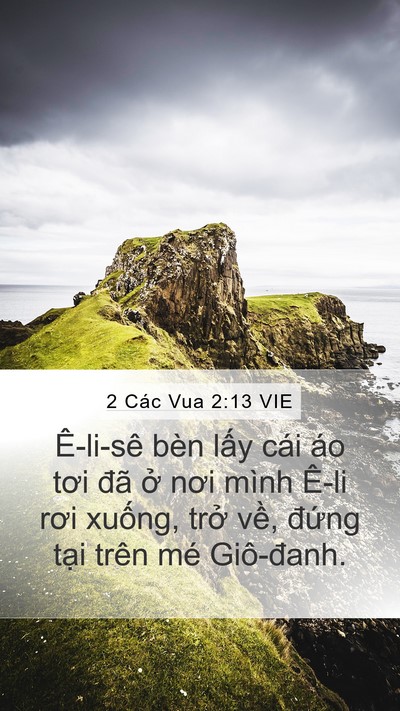 2 Các Vua 2:13 VIE Bible Verse Image