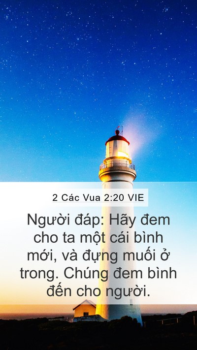 2 Các Vua 2:20 VIE Bible Verse Image