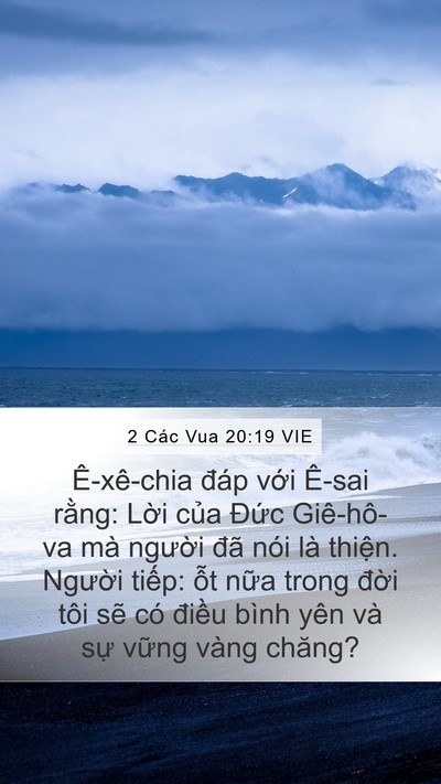 2 Các Vua 20:19 VIE Bible Verse Image