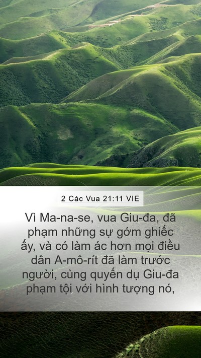 2 Các Vua 21:11 VIE Bible Verse Image