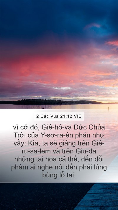 2 Các Vua 21:12 VIE Bible Verse Image