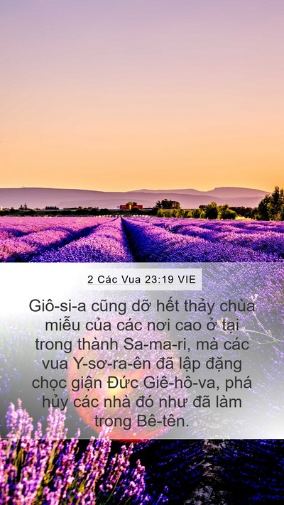 2 Các Vua 23:19 VIE Bible Verse Image