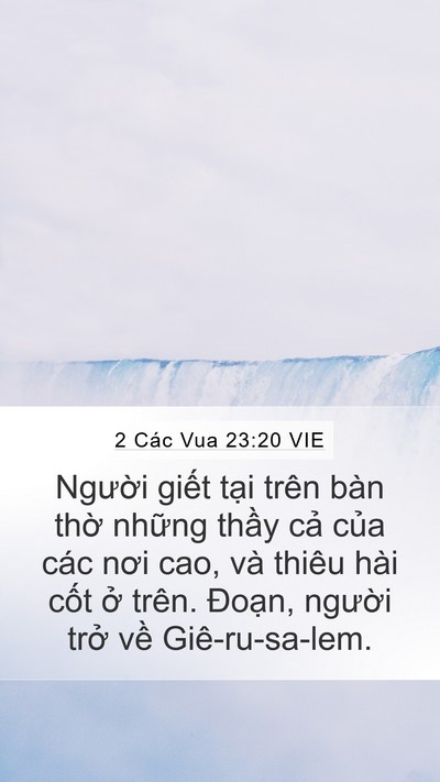2 Các Vua 23:20 VIE Bible Verse Image