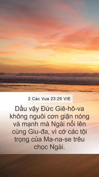 2 Các Vua 23:26 VIE Bible Verse Image
