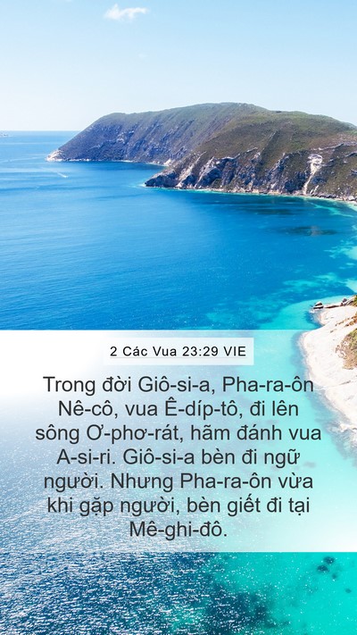2 Các Vua 23:29 VIE Bible Verse Image