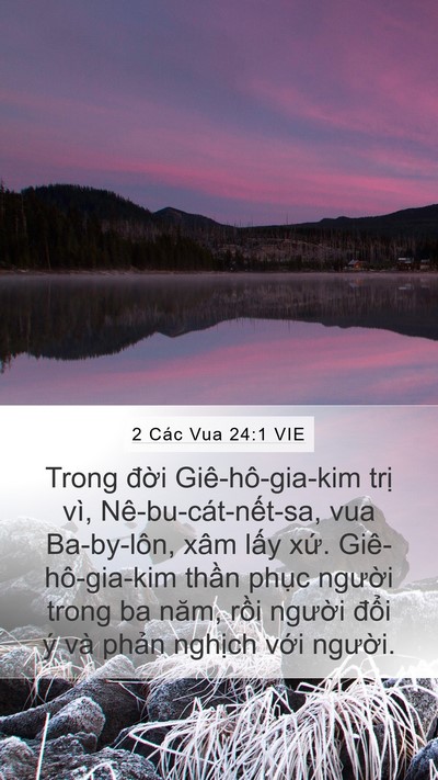 2 Các Vua 24:1 VIE Bible Verse Image