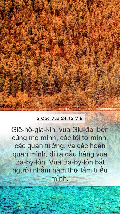 2 Các Vua 24:12 VIE Bible Verse Image