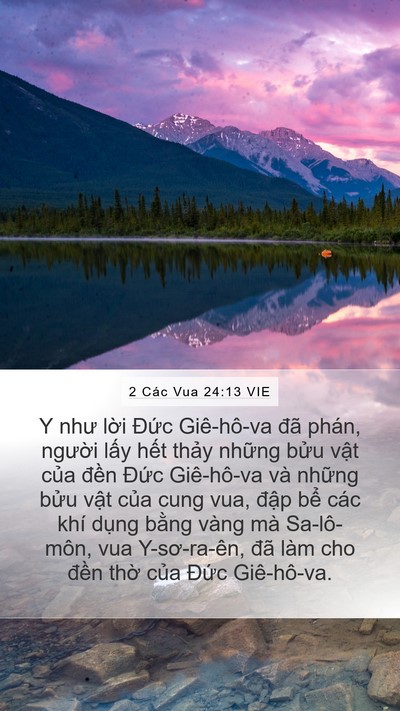 2 Các Vua 24:13 VIE Bible Verse Image