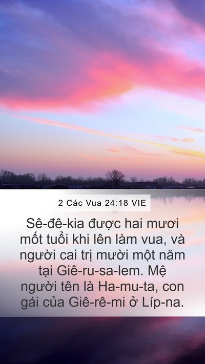 2 Các Vua 24:18 VIE Bible Verse Image