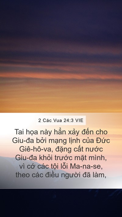 2 Các Vua 24:3 VIE Bible Verse Image