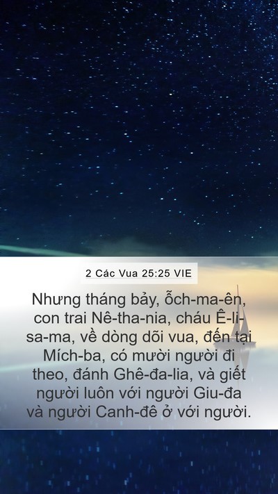 2 Các Vua 25:25 VIE Bible Verse Image