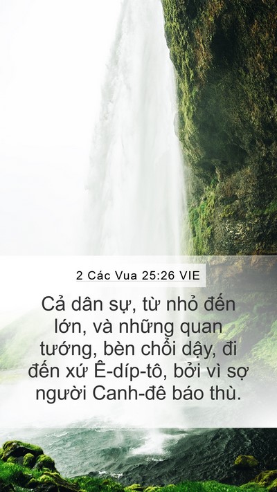 2 Các Vua 25:26 VIE Bible Verse Image