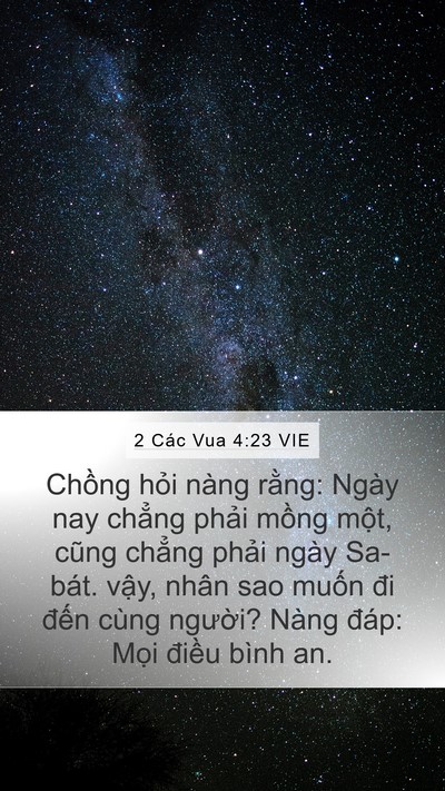 2 Các Vua 4:23 VIE Bible Verse Image