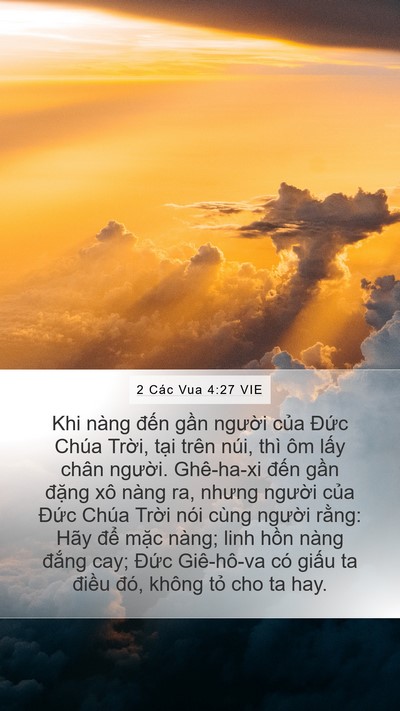 2 Các Vua 4:27 VIE Bible Verse Image