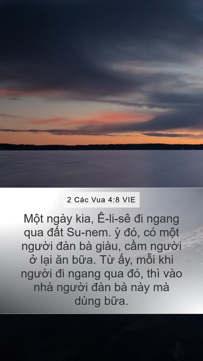 2 Các Vua 4:8 VIE Bible Verse Image