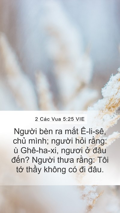 2 Các Vua 5:25 VIE Bible Verse Image