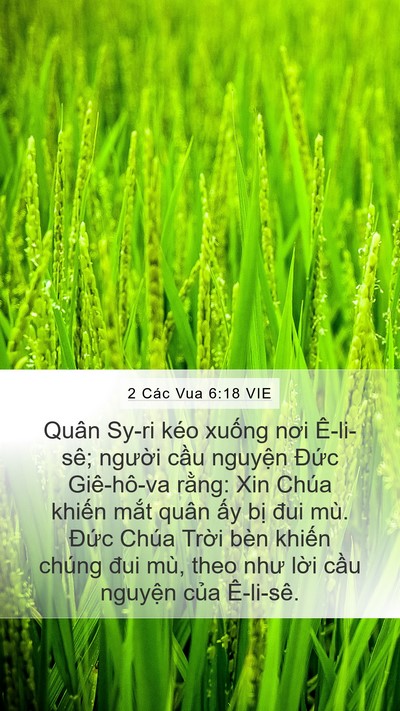 2 Các Vua 6:18 VIE Bible Verse Image