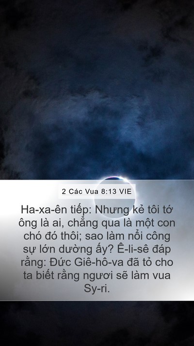 2 Các Vua 8:13 VIE Bible Verse Image