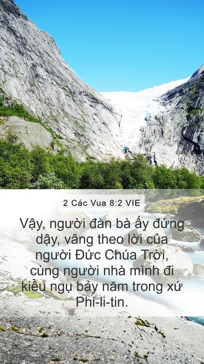 2 Các Vua 8:2 VIE Mobile Phone Wallpaper - Vậy, người đàn bà ấy đứng dậy, - Mobile Bible Verse Wallpaper