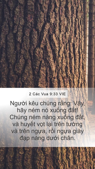 2 Các Vua 9:33 VIE Bible Verse Image