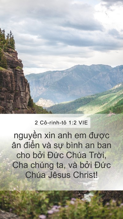 2 Cô-rinh-tô 1:2 VIE Bible Verse Image