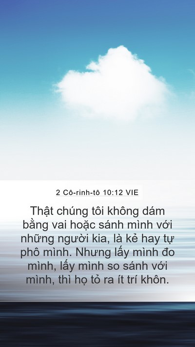 2 Cô-rinh-tô 10:12 VIE Bible Verse Image