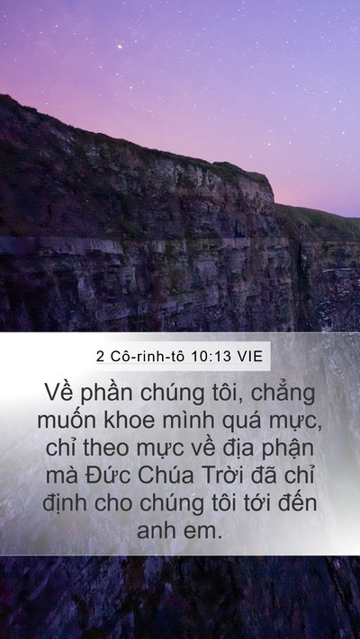 2 Cô-rinh-tô 10:13 VIE Bible Verse Image