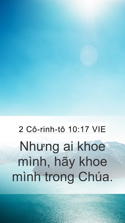 2 Cô-rinh-tô 10:17 VIE Bible Verse Image