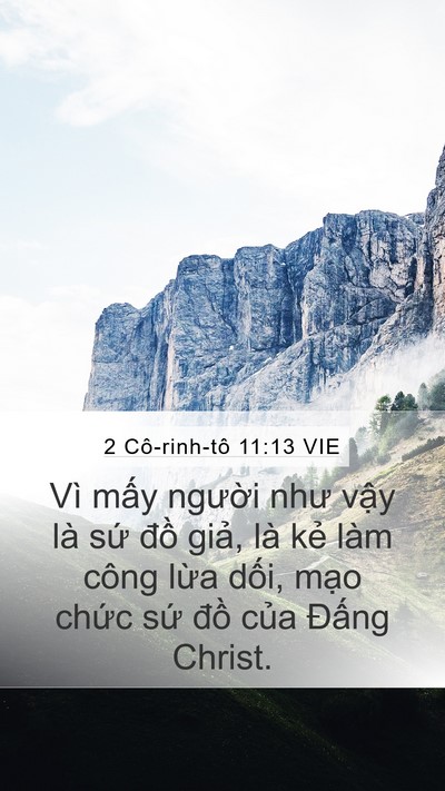2 Cô-rinh-tô 11:13 VIE Bible Verse Image