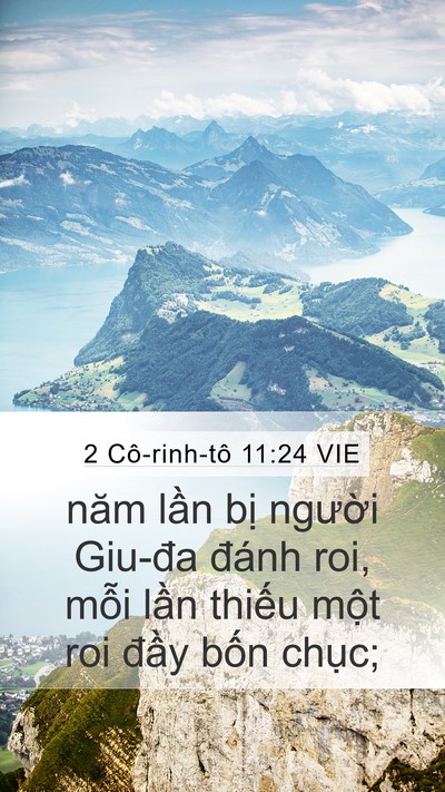 2 Cô-rinh-tô 11:24 VIE Bible Verse Image