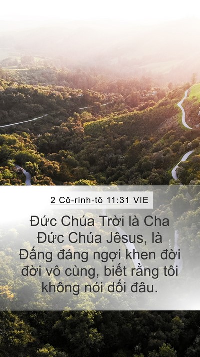 2 Cô-rinh-tô 11:31 VIE Bible Verse Image
