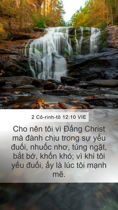 2 Cô-rinh-tô 12:10 VIE Bible Verse Image