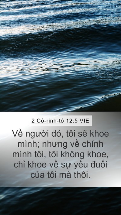 2 Cô-rinh-tô 12:5 VIE Bible Verse Image