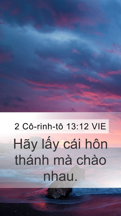 2 Cô-rinh-tô 13:12 VIE Bible Verse Image