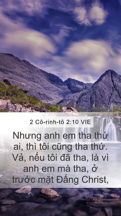 2 Cô-rinh-tô 2:10 VIE Bible Verse Image