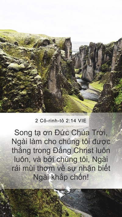 2 Cô-rinh-tô 2:14 VIE Bible Verse Image